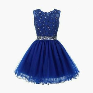 Royal blue homecoming dress